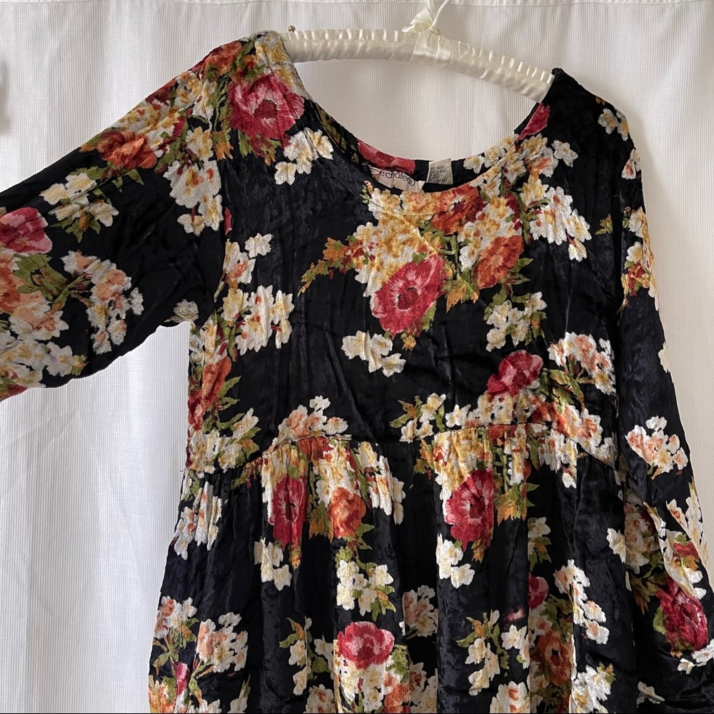 Velvet 90s dress *vintage*